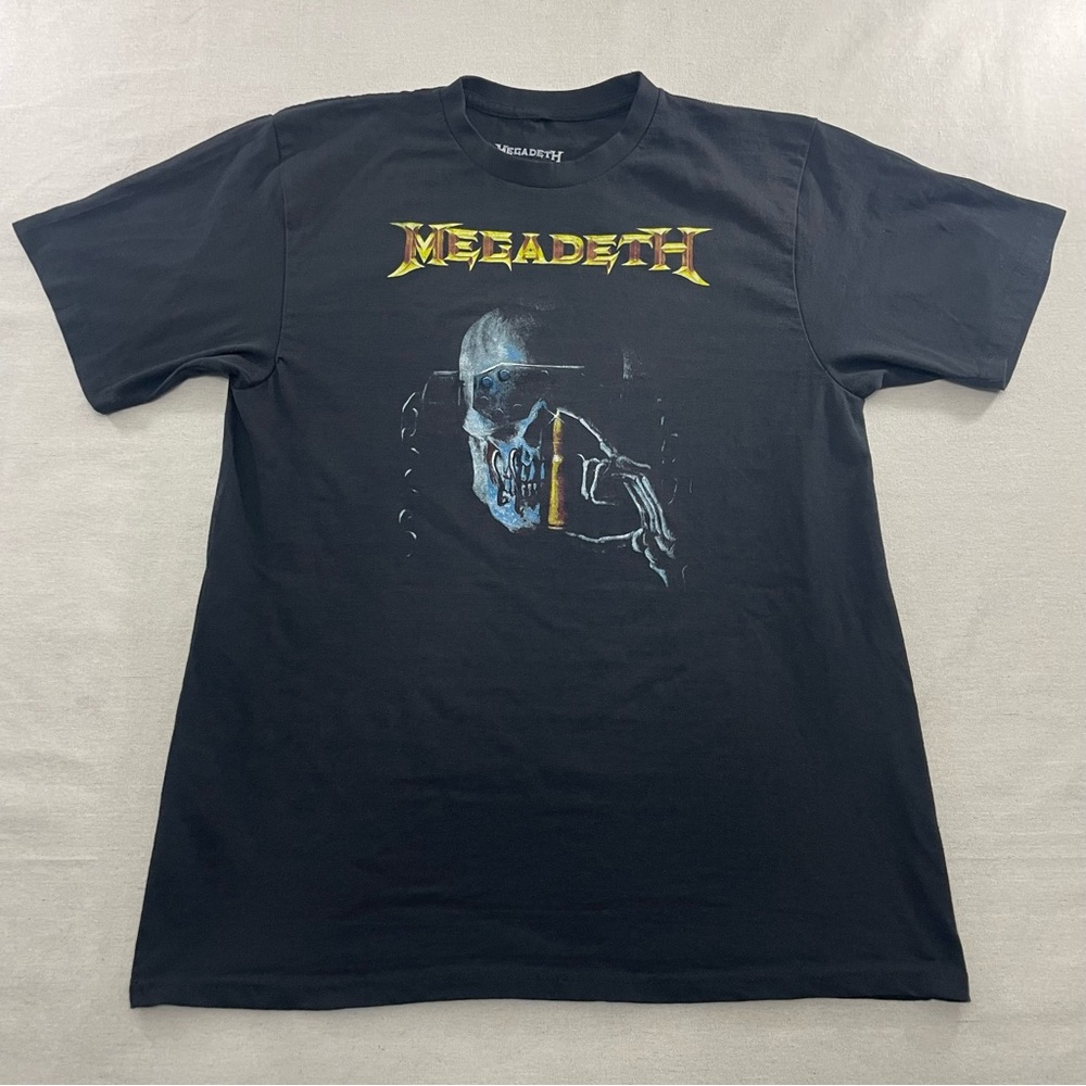 Megadeth 2023 T Shirt Mens XL Graphic Band‎ Tee Black Short Sleeve